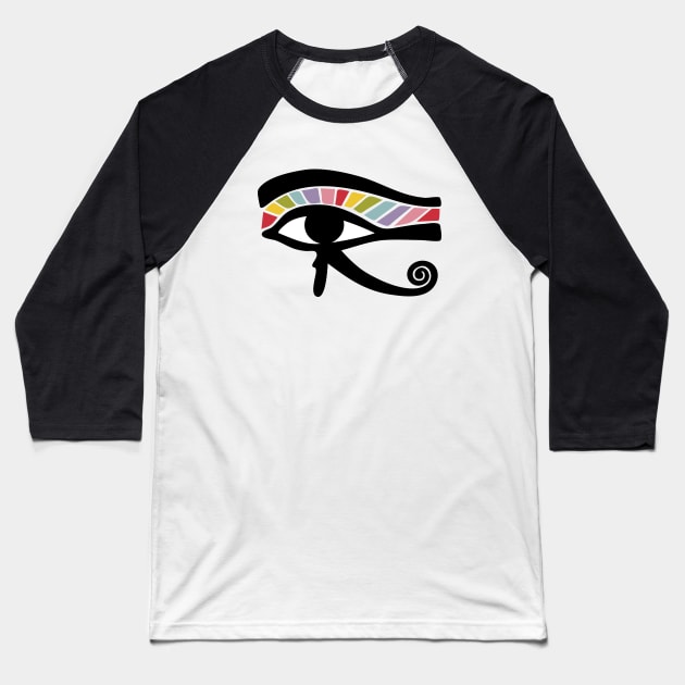 The Eye of Horus Baseball T-Shirt by majoihart